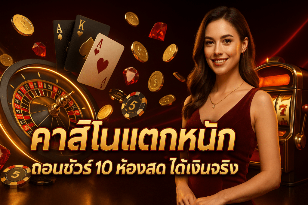 คาสิโนแตกหนัก ถอนชัวร์